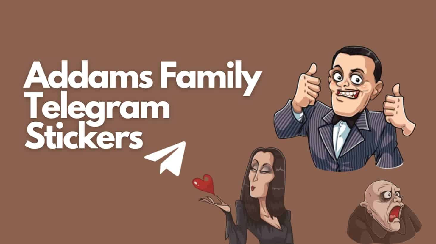 The Addams Family Telegram Stickers