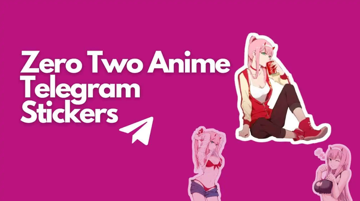 zero two anime telegram stickers